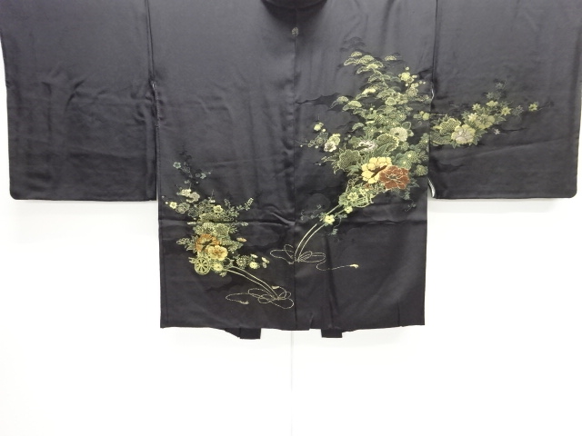JAPANESE HAORI / WOVEN FLORAL CART